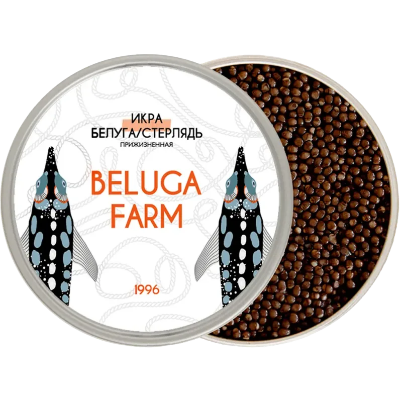 Чёрная икра белуга/стерлядь