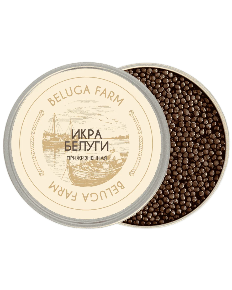 Чёрная икра каспийской белуги
