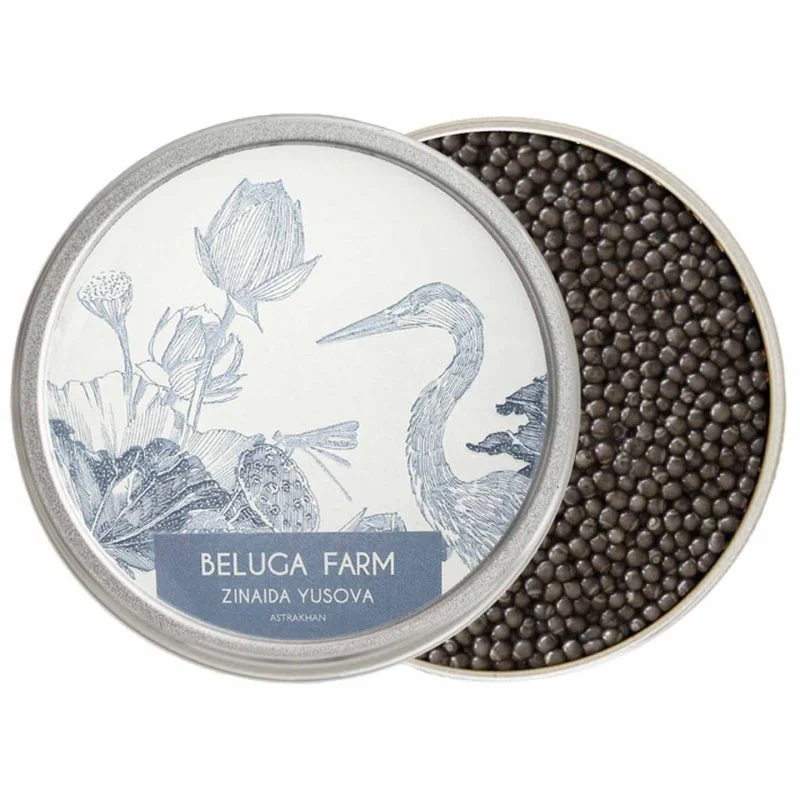 Чёрная икра русского осетра