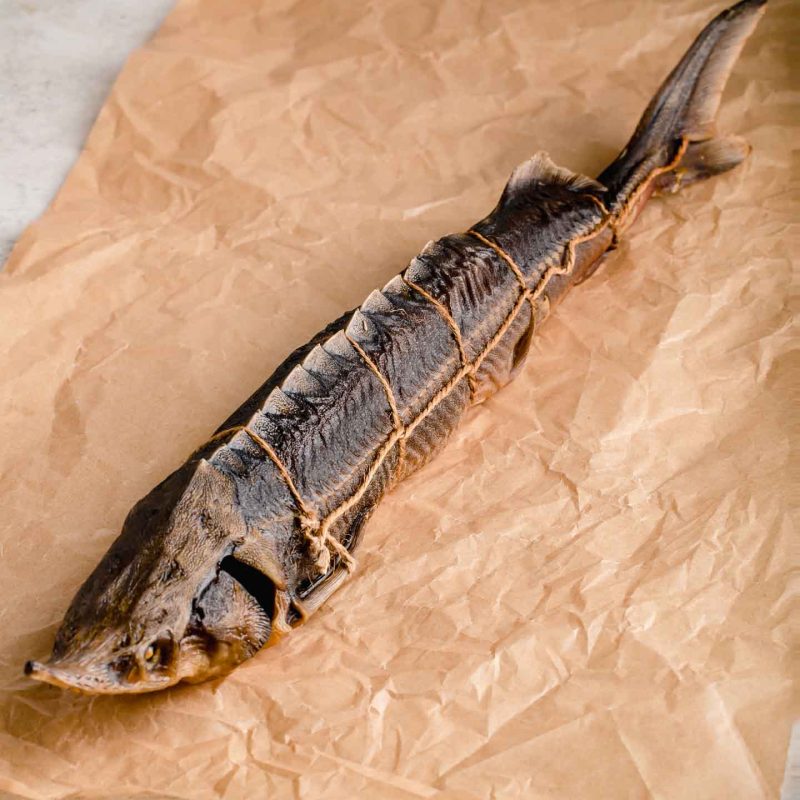 Стерлядь горячего копчения