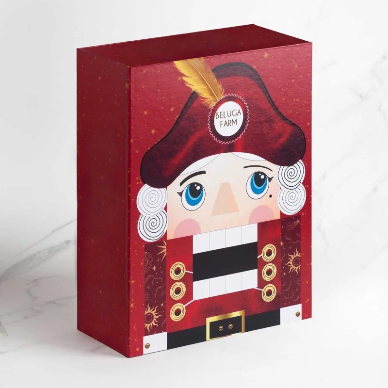 Подарочный набор «Щелкунчик» с икрой 125 г и деликатесами